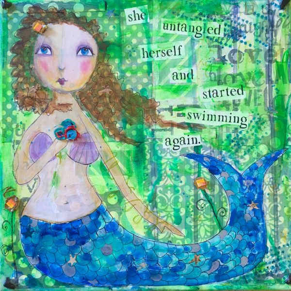 SHE UNTANGLED HERSELF