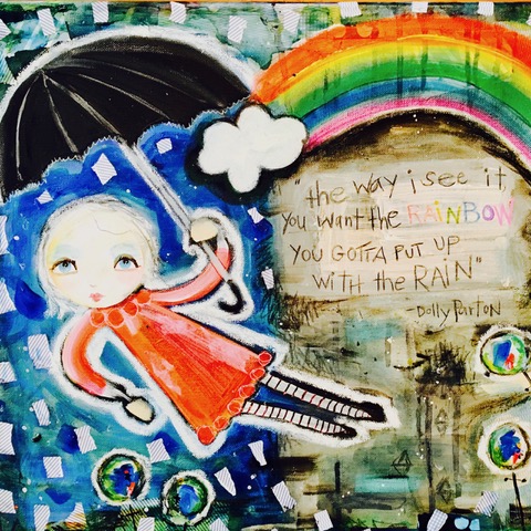 SHE WANTS THE RAINBOW