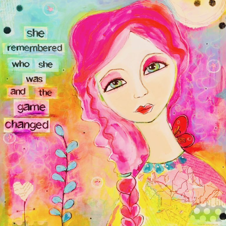 SHE REMEMBERED WHO SHE WAS