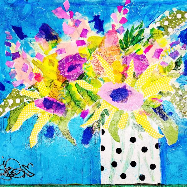 TEENY DOT FLORAL PRINT