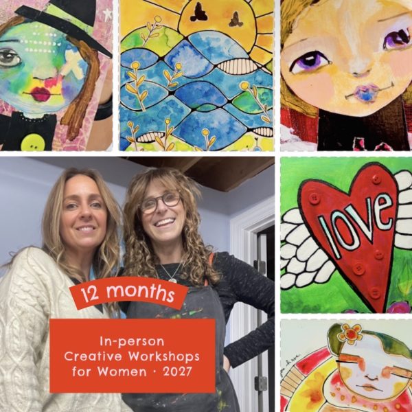 12 MONTHS of WOMEN'S CREATIVITY WORKSHOPS 2027 (12 CLASSES)